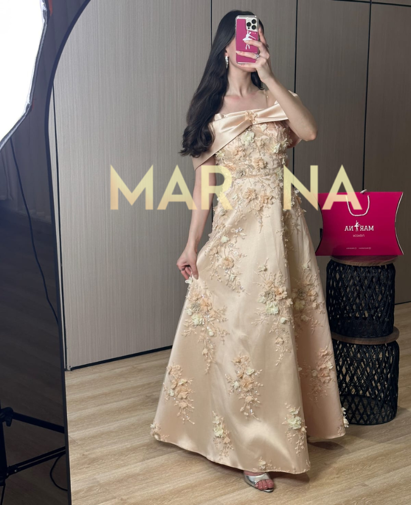 فستان اوه (فستان كلفه ورود راقيه وجيبون تركي)