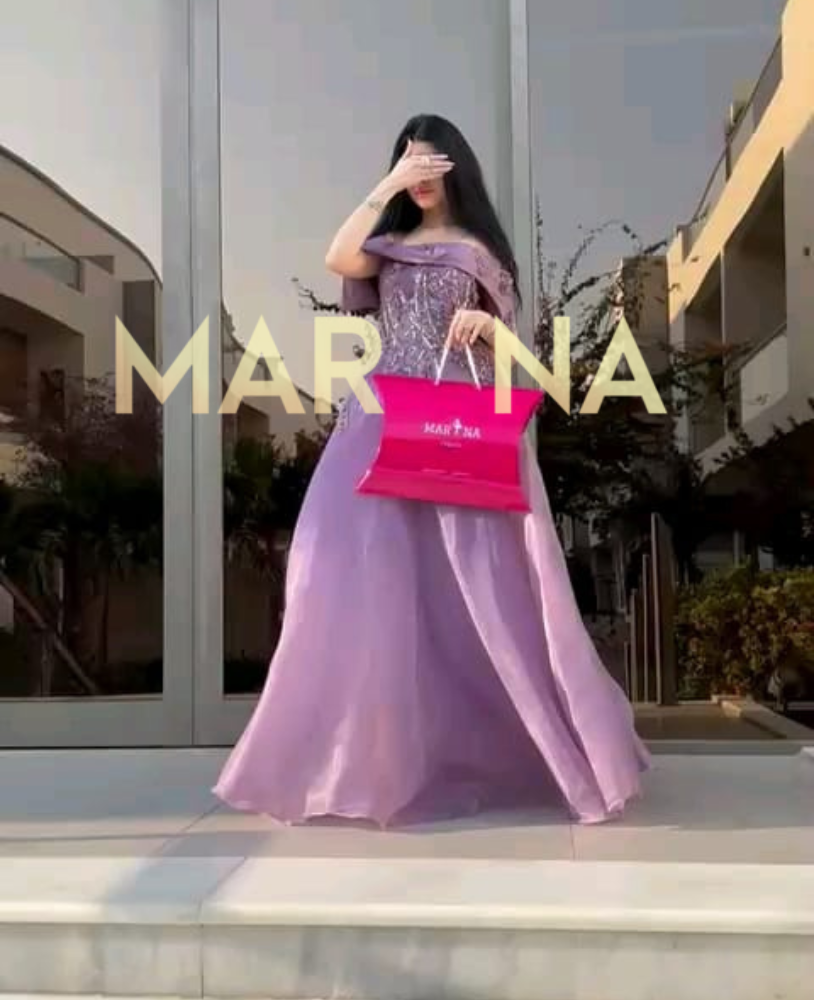 فستان نجود (فستان اورجنزا كلوش أنيق)