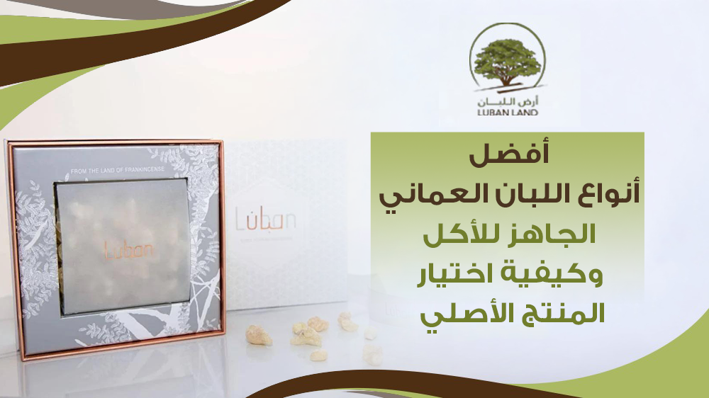 أفضل أنواع اللبان العماني الجاهز للأكل وكيفية اختيار المنتج الأصلي
