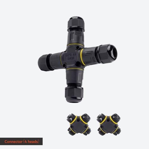 موصل كهربائي مقاوم للمياه 4 مخارج Connector（4 head...