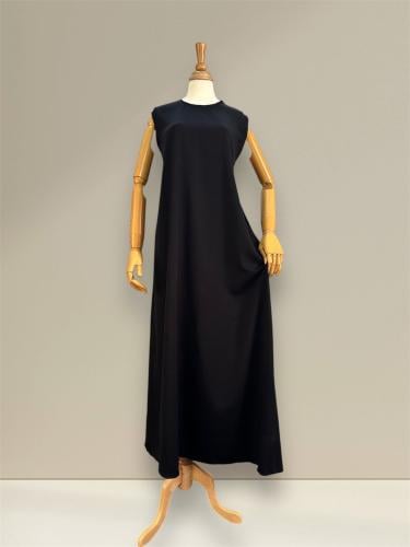 فستان عباية كتان - D1