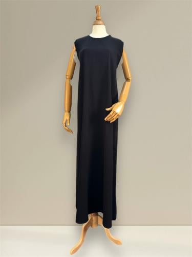 فستان عباية كريب صالونة - D2