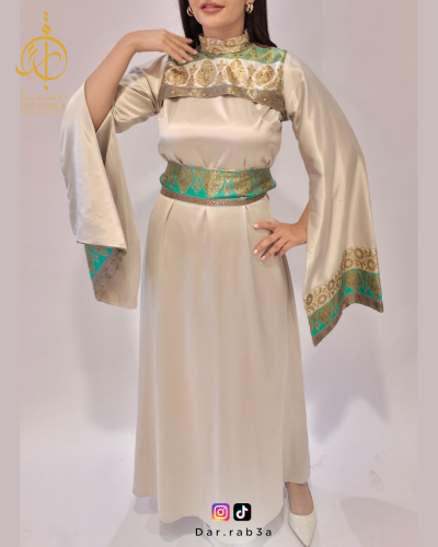 جلابية خليجية كم طويل -J101