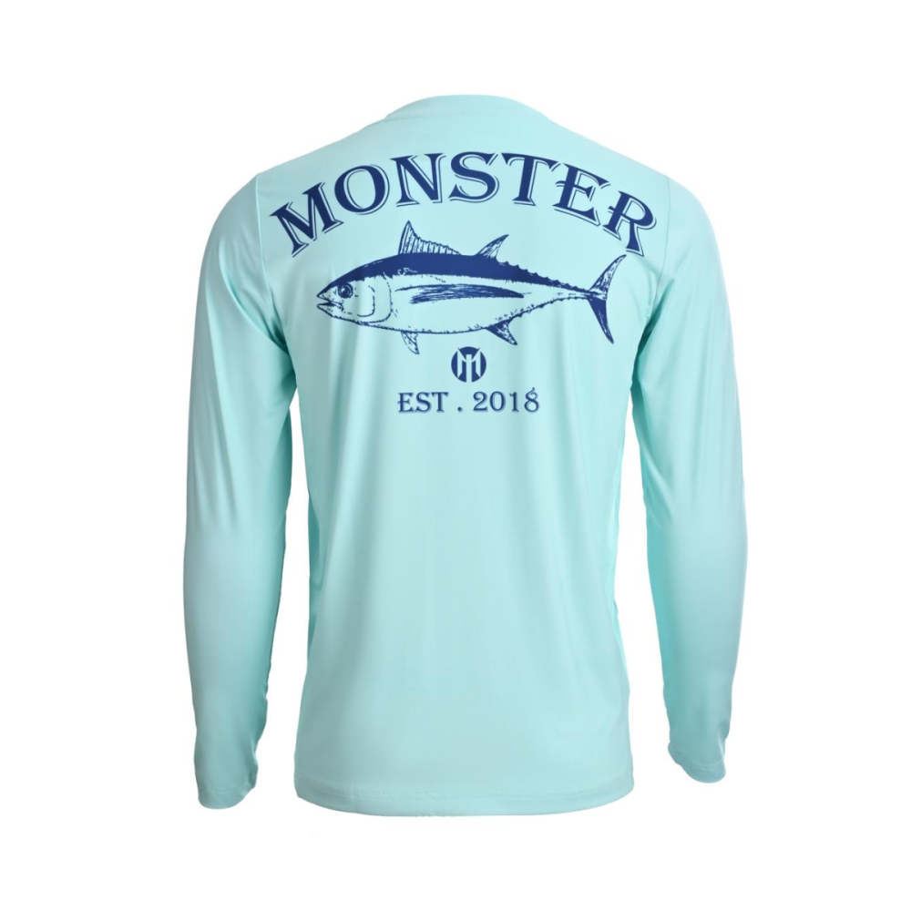 Long Sleeve Monster Turquoise UPF 50+ UV longbreath