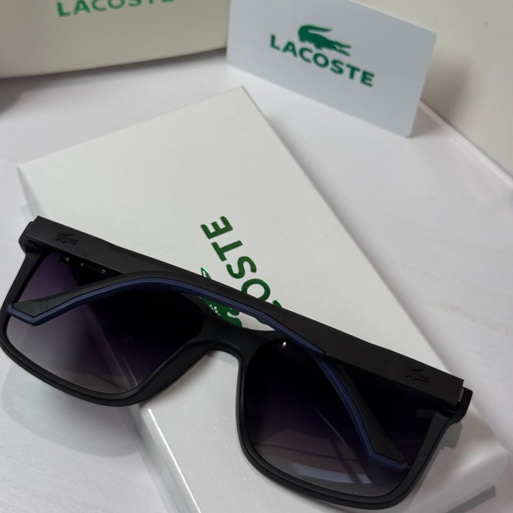 نظارة لاكوست باللون الاسود والازرق