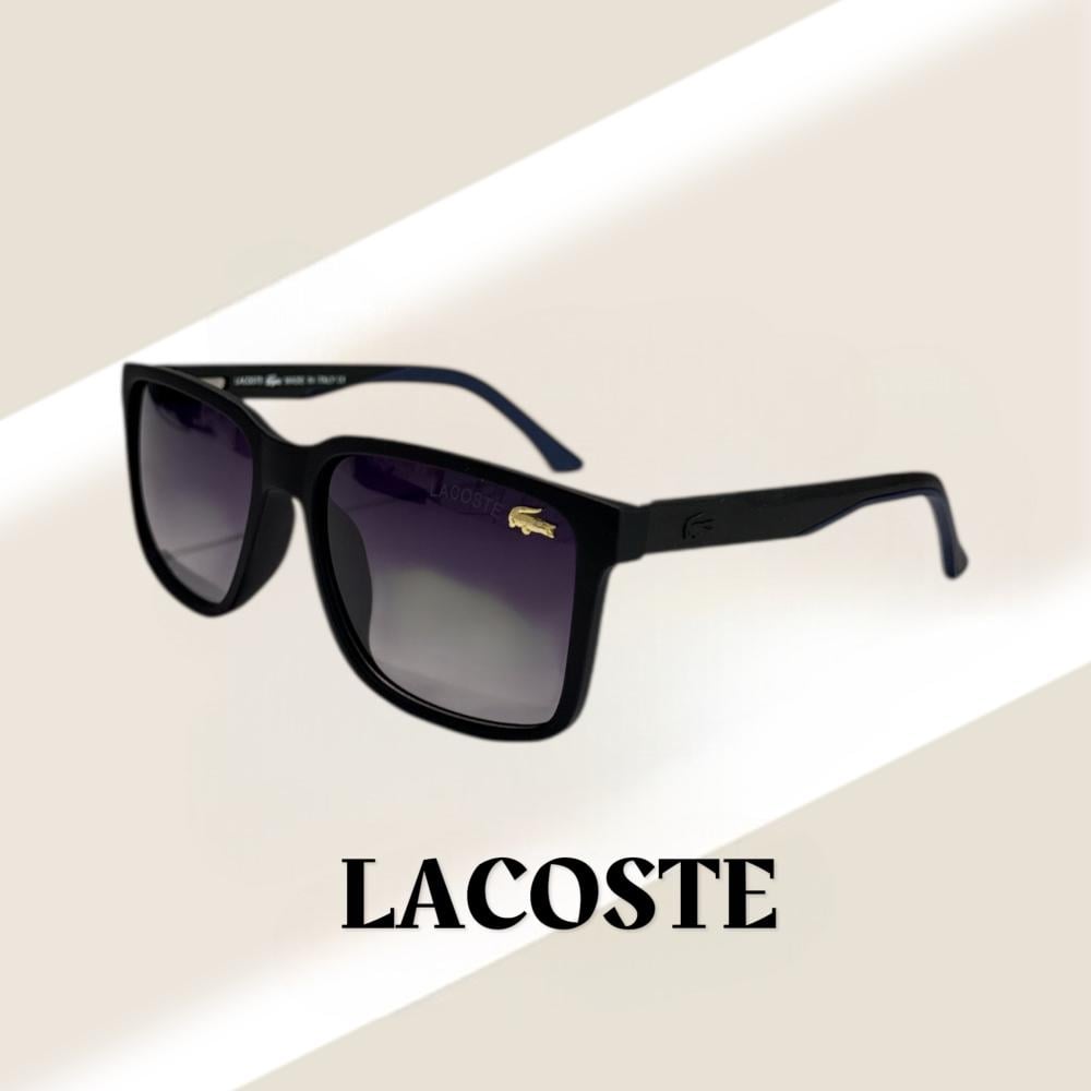 نظارة لاكوست باللون الاسود والازرق