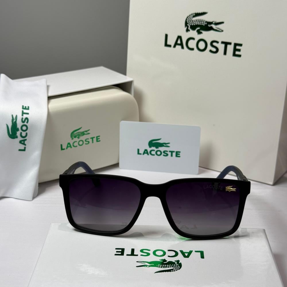 نظارة لاكوست باللون الاسود والازرق