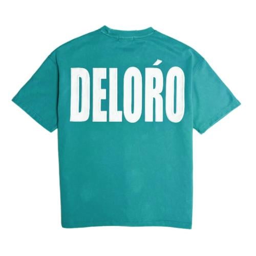 Men's Turquoise Washed T-Shirt