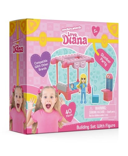 مجموعة بناء من Love Diana ٤٠ قطعة.