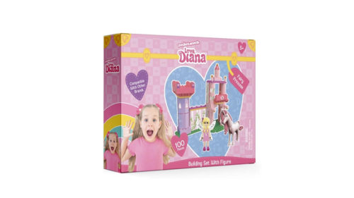 مجموعة بناء من Love Diana ١٠٠ قطعة.