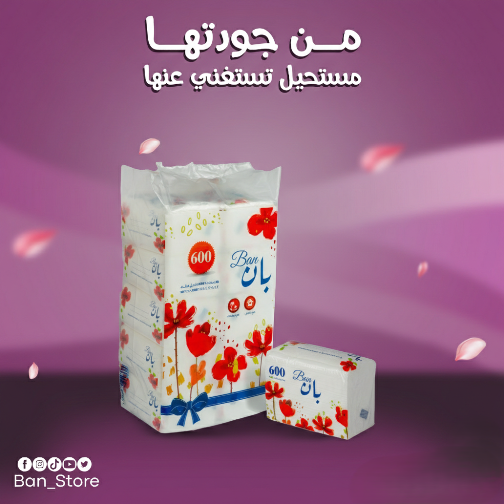 مقارنة مناديل بان 300 ومناديل بان 500 ومناديل بان 600: أيهما الأوفر؟