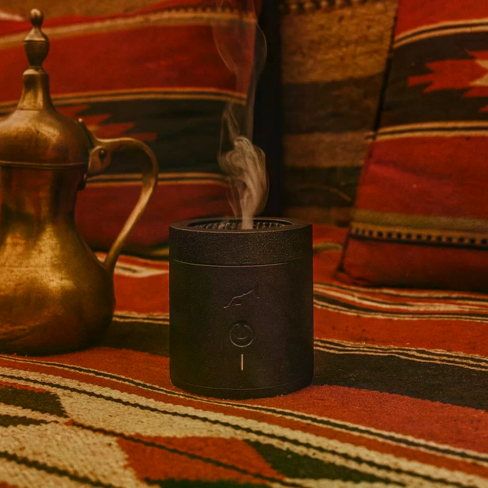 اسير - المبخرة المبتكرة الالكترونية لاشعال اقراص الفحم ذاتية الاشتعال