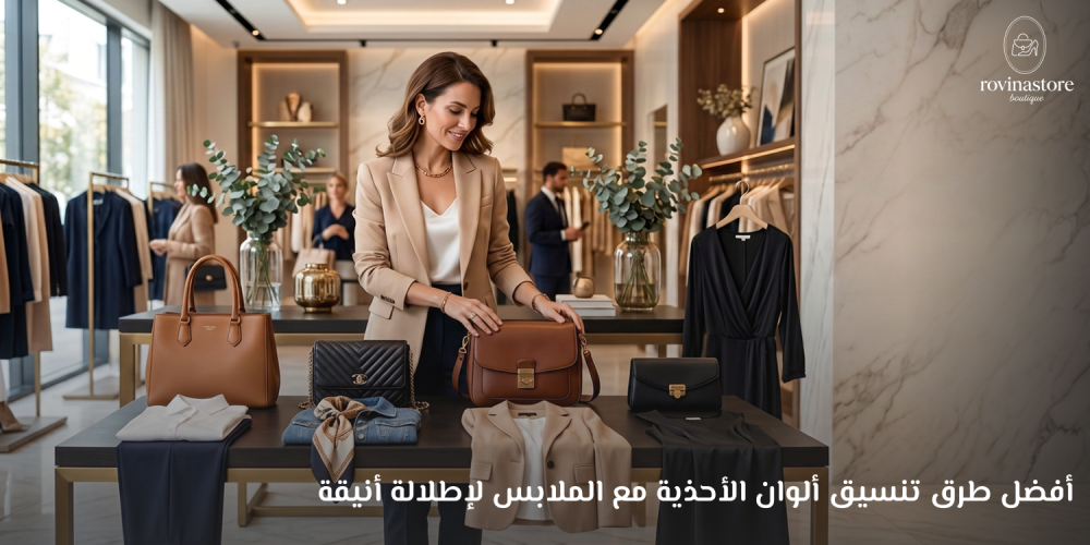 تنسيق ألوان الأحذية مع الملابس | دليل الأناقة | Rovina Store