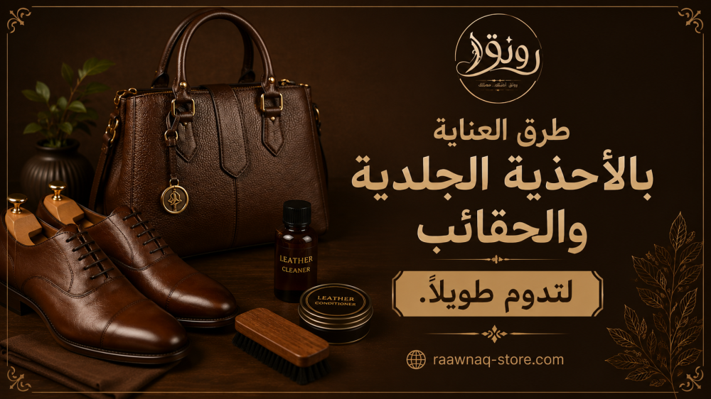 طرق العناية بالأحذية الجلدية والحقائب لتدوم طويلاً.