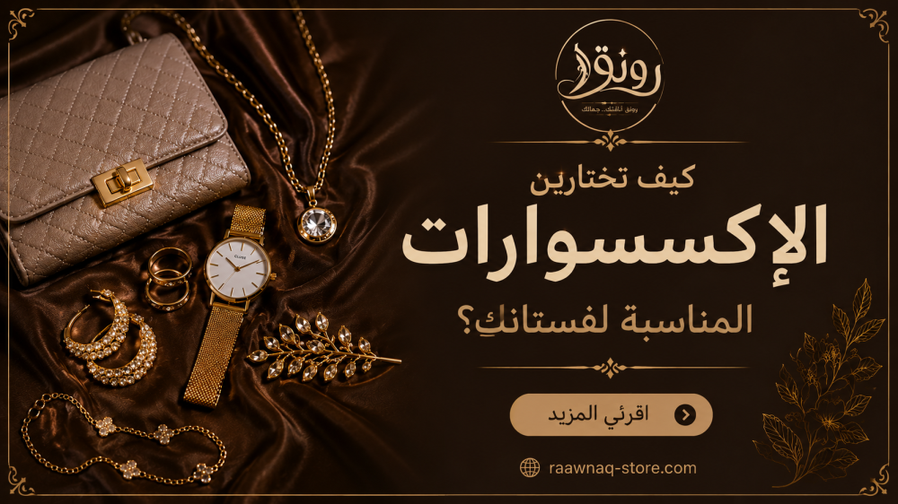 كيف تختارين الإكسسوارات المناسبة لفستانكِ؟