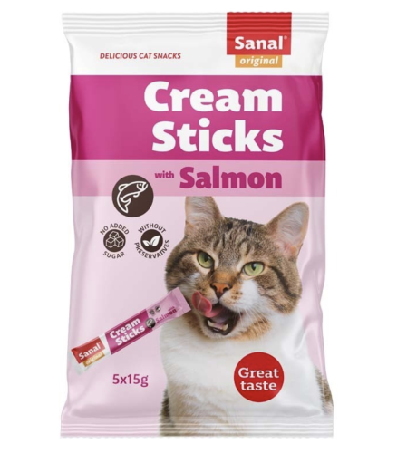 سنال اظرف كريمي بالسالمون 5*15g
