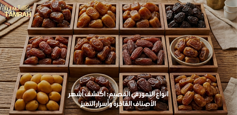 انواع التمور في القصيم