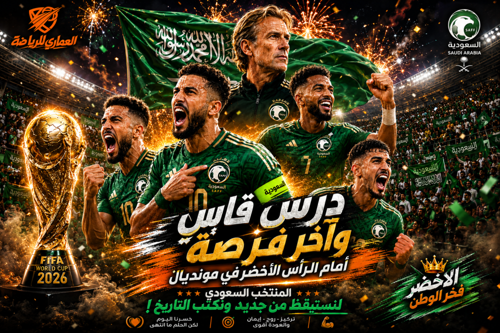 الأخضر يخسر من إسبانيا 4-0 — درس قاسٍ وآخر فرصة أمام الرأس الأخضر في مونديال 2026