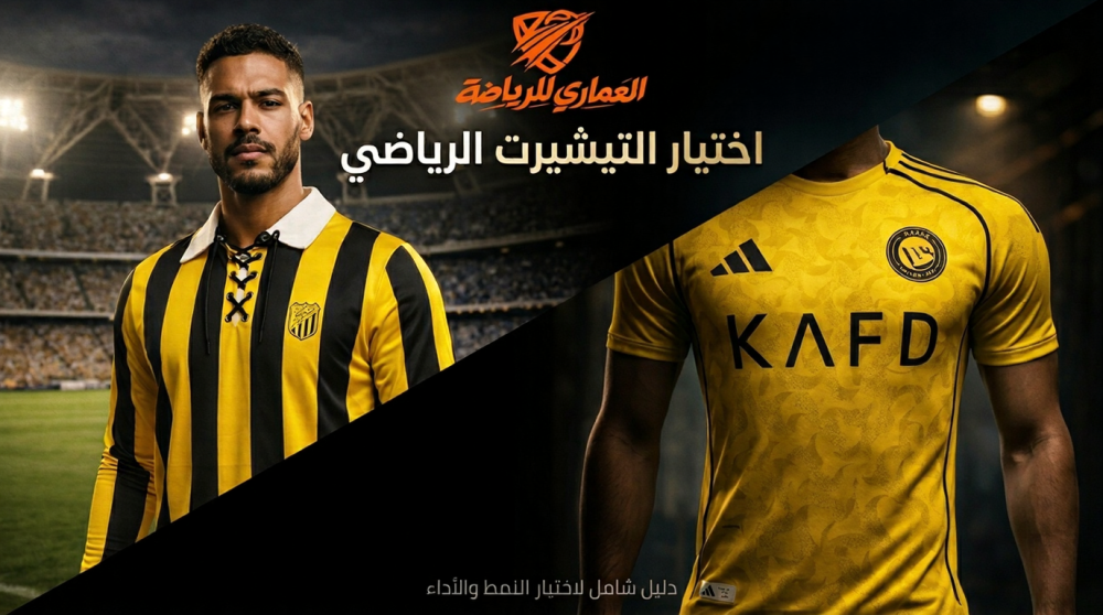 اختيار التيشيرت الرياضي