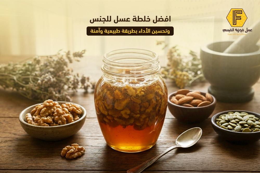افضل خلطة عسل للجنس وتحسين الأداء بطريقة طبيعية وآمنة