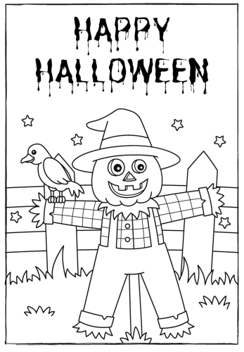 halloween coloring book