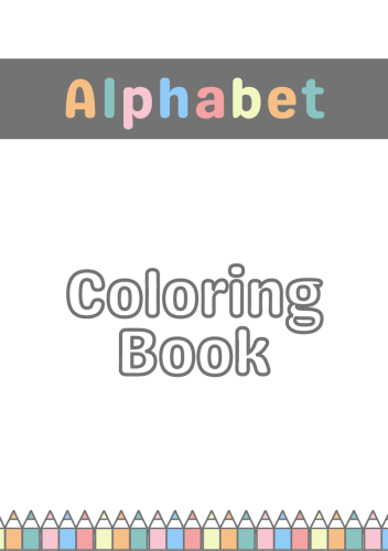 alphabetics coloring book E