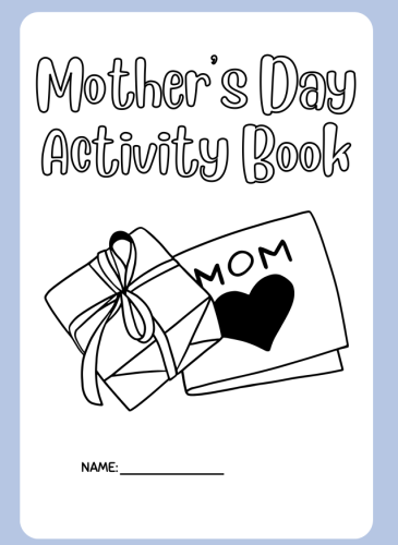 Mother's day activity book