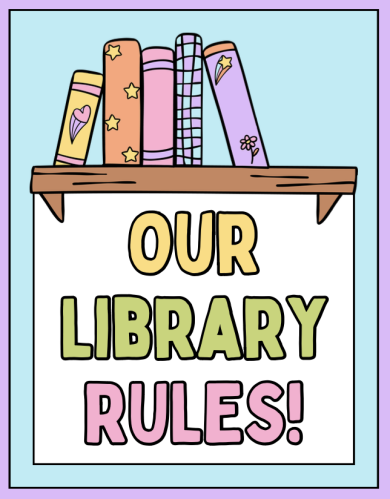 Library Expectations poster E