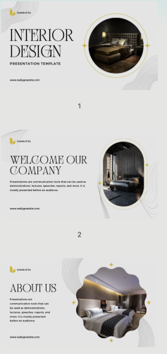Grey and Gold Modern Luxury Interior Design Presen...