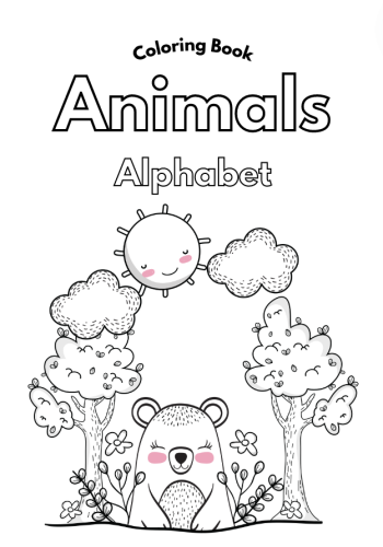 Alphabet coloring book