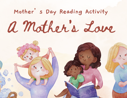 Mother's Love reading book