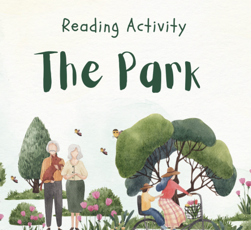 The Park reading book