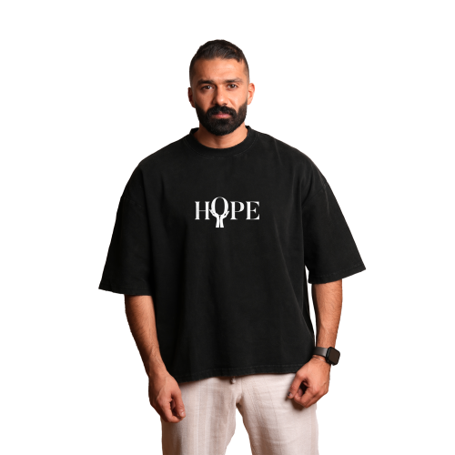 تيشرت مغسول HOPE