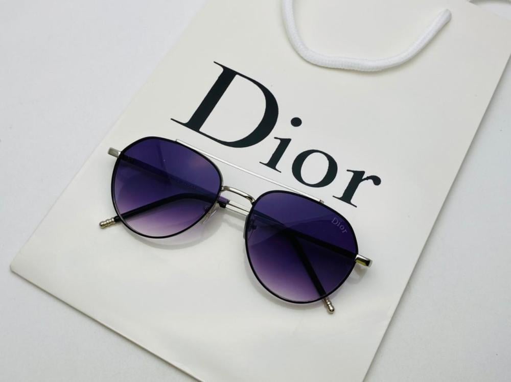 نظارة شمسية رجالية من ديور لون اسود