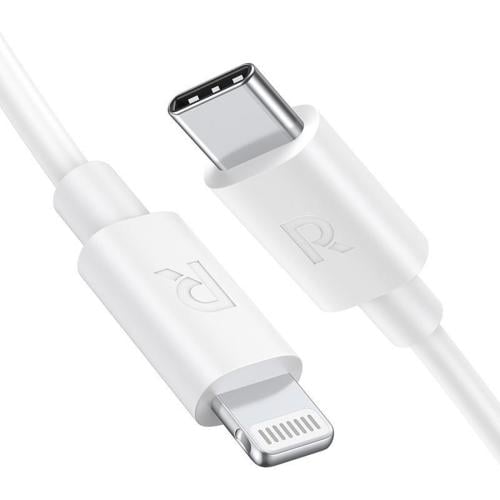 Ravpower (Usb-c Lightning ) 1m ابيض