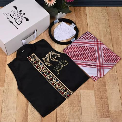 طقم اطفال سديري ، شماغ ، طاقيه ، عقال