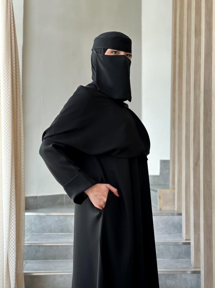 عباية 2 في واحد  +نقاب اسلامي مجانًا