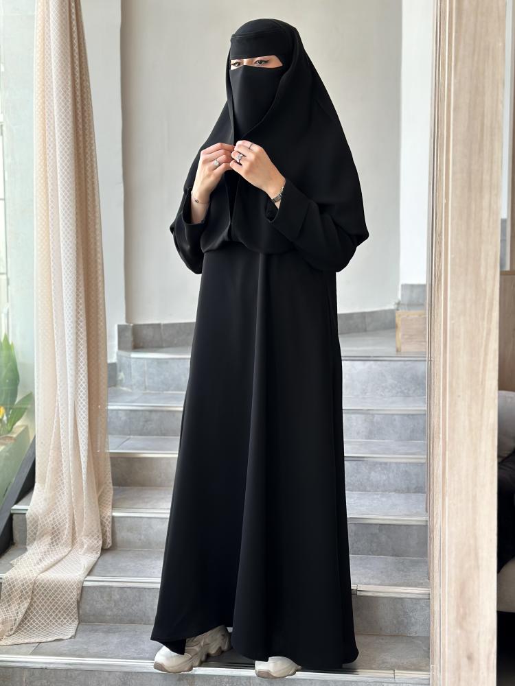 عباية 2 في واحد  +نقاب اسلامي مجانًا