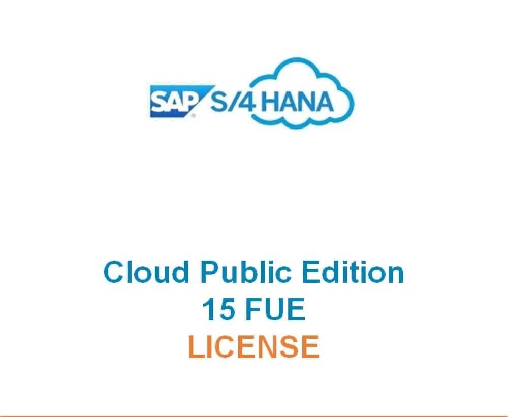 Grow with SAP S/4HANA Cloud Public Edition, base (15 FUE)