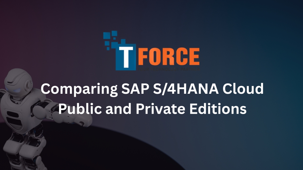 Comparing SAP S/4HANA Cloud Public and Private Editions