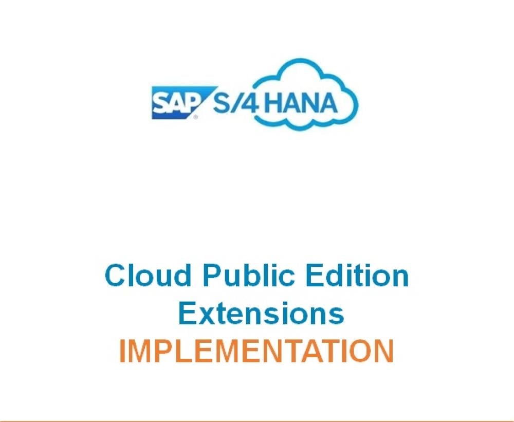 Grow with SAP S4/HANA Cloud Public Edition -Extensions