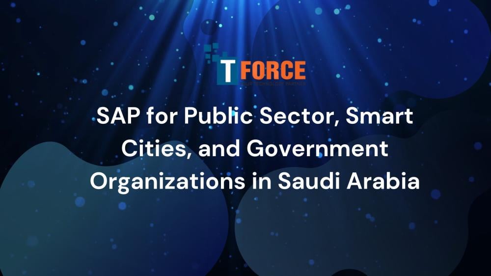 SAP for Public Sector Saudi arabia