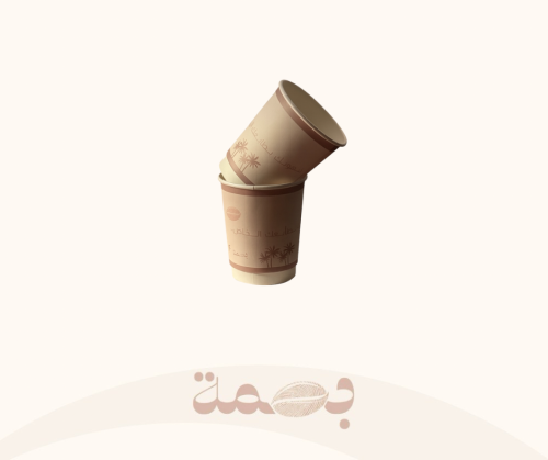 اكواب بصمة ورقية ١٥ كوب