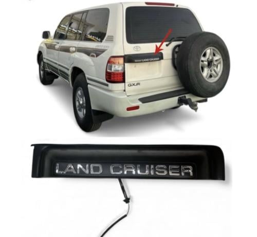 يد باب شنطة لاند كروزر فضي