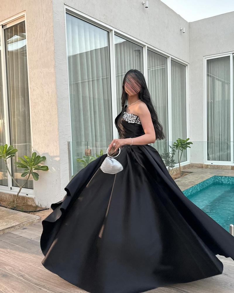 فستان سهره  لونين على كريستال