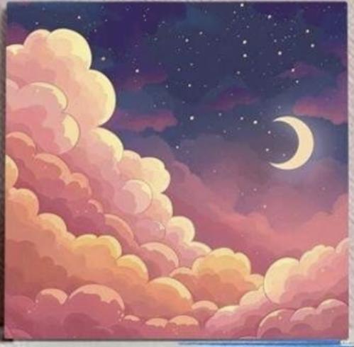 pink clouds