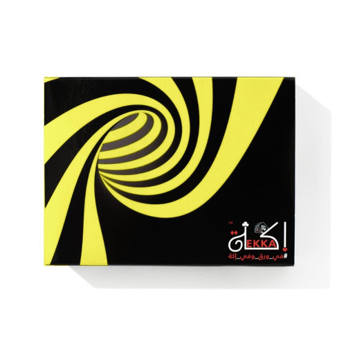ورق بلوت (ماركة إكة) - أسود وأصفر