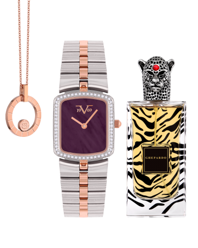 طقم يوم الأم ساعة ماركة V19.69 + عطر جيبارو - كينج...
