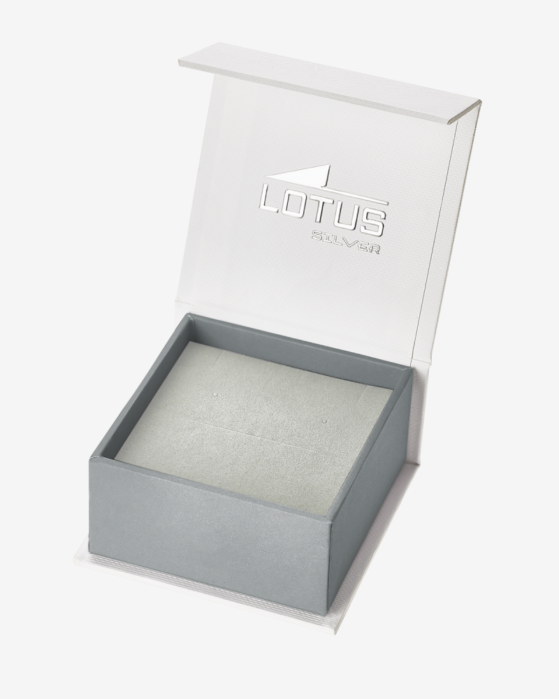 أقراط نسائية من لوتس  من الفضة LP3788-4/3 فضة 925 مرصّعة بالزركون الأخضر