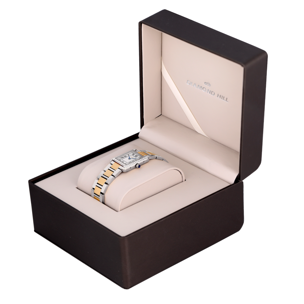 ساعة نسائية ماركة دايموند هيل فضي موديل DHSS3029